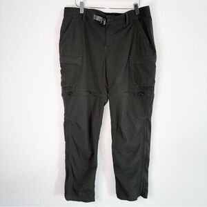 REI Co-Op Relaxed Cargo Hiking Pants Zip Off Convertible Nylon Women's 12 Petite
